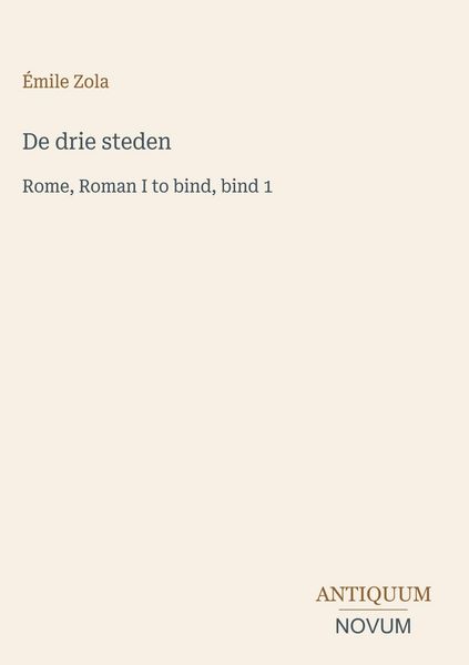 Produktbild: De drie steden