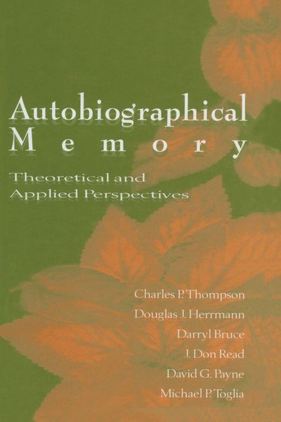 Produktbild: Autobiographical Memory