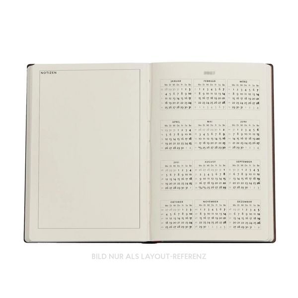 Produktbild: 18-Monatskalender 2026 - 2027 Wildblumen Mini Horizontal