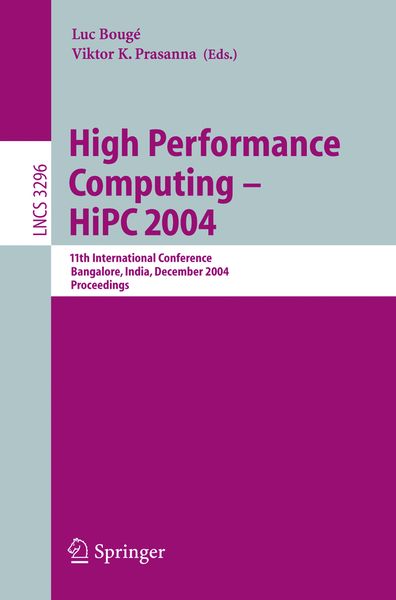 Produktbild: High Performance Computing - HiPC 2004