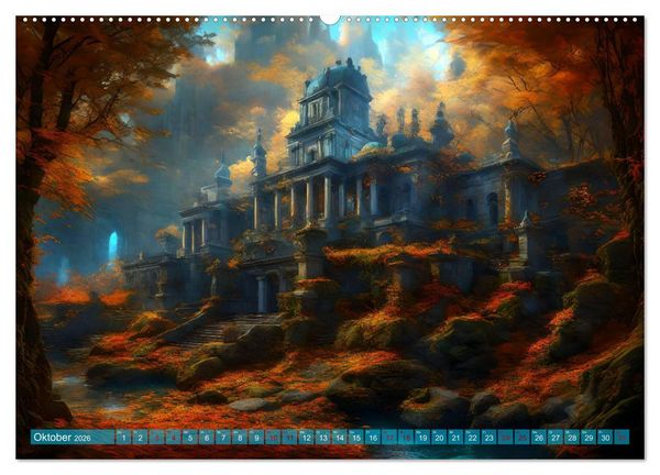 Produktbild: Visionen aus Atlantis (hochwertiger Premium Wandkalender 2026 DIN A2 quer), Kunstdruck in Hochglanz