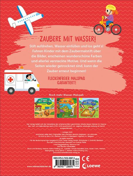 Produktbild: Das magische Wassermalbuch - Fahrzeuge