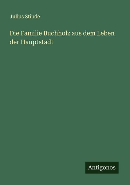 Produktbild: Die Familie Buchholz aus dem Leben der Hauptstadt