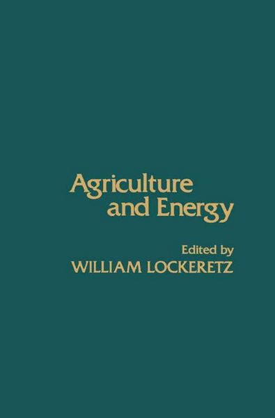 Produktbild: Agriculture and Energy