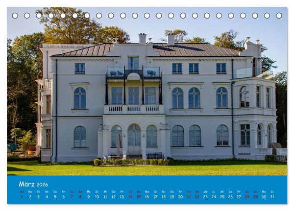 Produktbild: Seeheilbad Heiligendamm (Tischkalender 2026 DIN A5 quer), CALVENDO Monatskalender