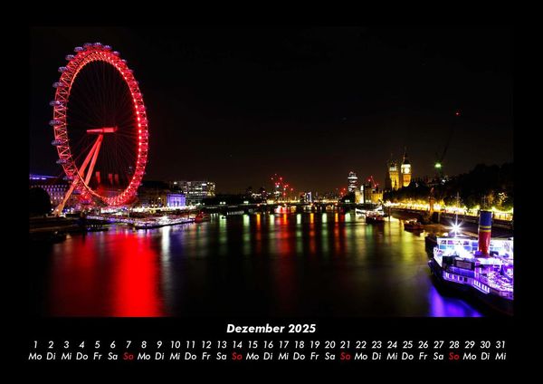Produktbild: London 2025 Fotokalender DIN A3