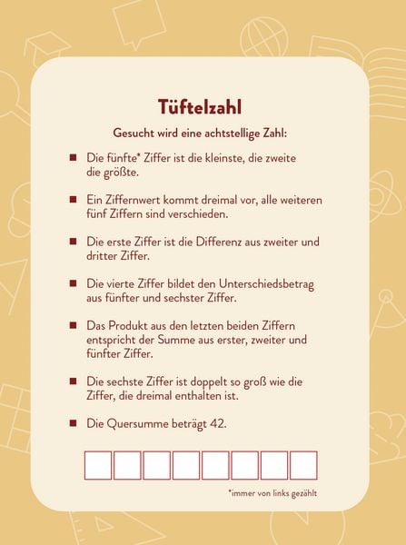 Produktbild: Der ultimative R&auml;tselblock &ndash; IQ-R&auml;tsel f&uuml;r zwischendurch
