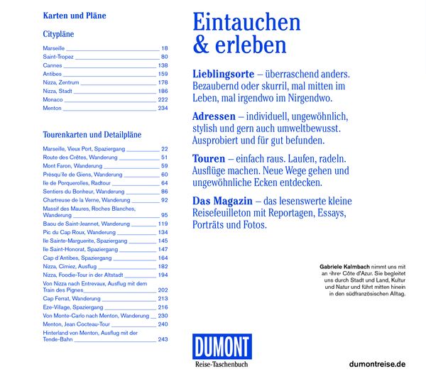 Produktbild: DUMONT Reise-Taschenbuch Reisef&uuml;hrer C&ocirc;te d'Azur