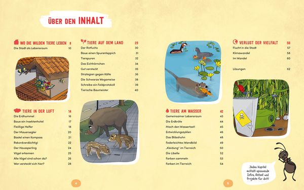Produktbild: Wilde Tiere in der Stadt &ndash; Das Natur-Mitmachbuch