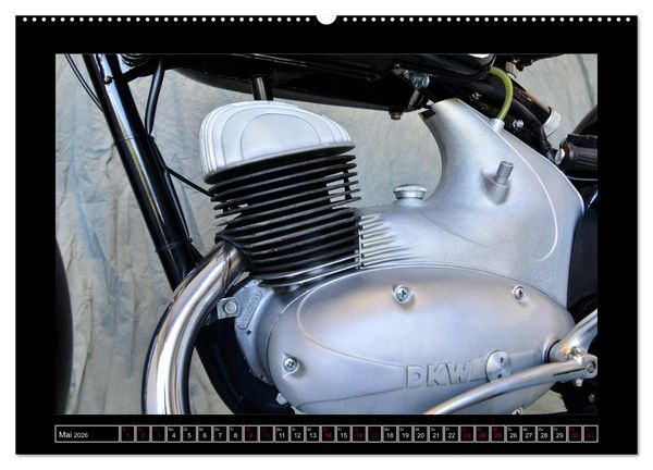 Produktbild: DKW RT 175 - Ein Motorrad der Auto Union (hochwertiger Premium Wandkalender 2026 DIN A2 quer), Kunstdruck in Hochglanz
