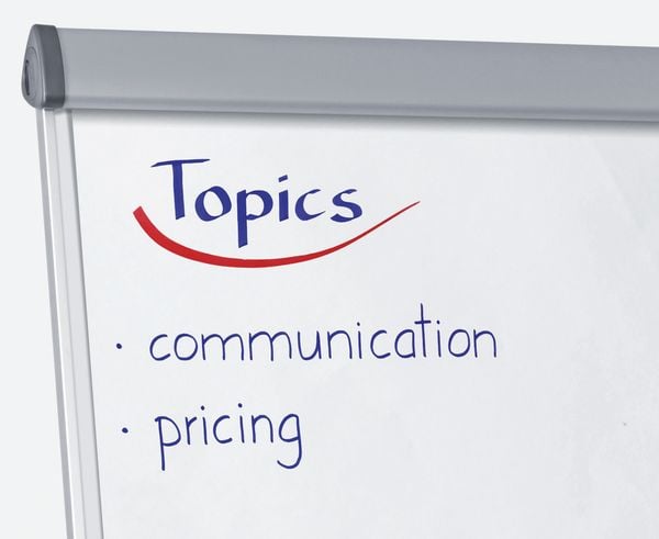 Produktbild: edding Flipchart Marker 380 1,5-3mm schwarz/rot/blau/gr&uuml;n 4 St&uuml;ck