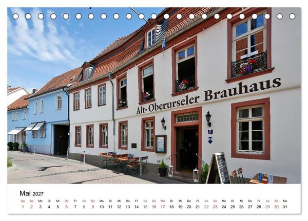 Produktbild: Romantisches Oberursel von Petrus Bodenstaff (Tischkalender 2027 DIN A5 quer), CALVENDO Monatskalender
