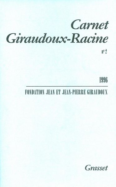 Produktbild: Carnet Giraudoux Racine Tome 2