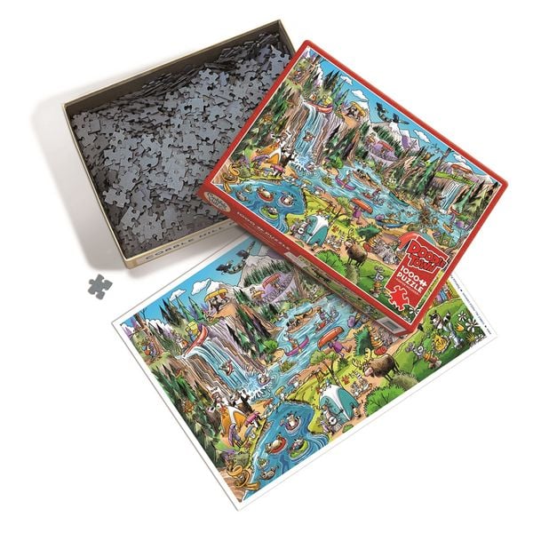 Produktbild: COBBLE HILL PUZZLES - Verr&uuml;ckter Wasserfall 1000 Teile