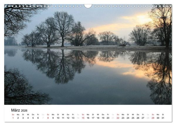 Produktbild: Morgenstimmungen 2026 (Wandkalender 2026 DIN A3 quer), CALVENDO Monatskalender