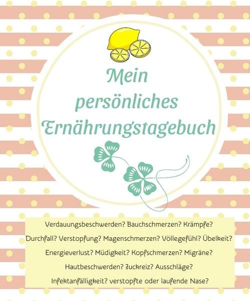 Produktbild: Mein pers&ouml;nliches Ern&auml;hrungstagebuch