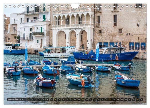 Produktbild: Apulien &ndash; Impressionen vom S&uuml;dosten Italiens (Wandkalender 2026 DIN A4 quer), CALVENDO Monatskalender
