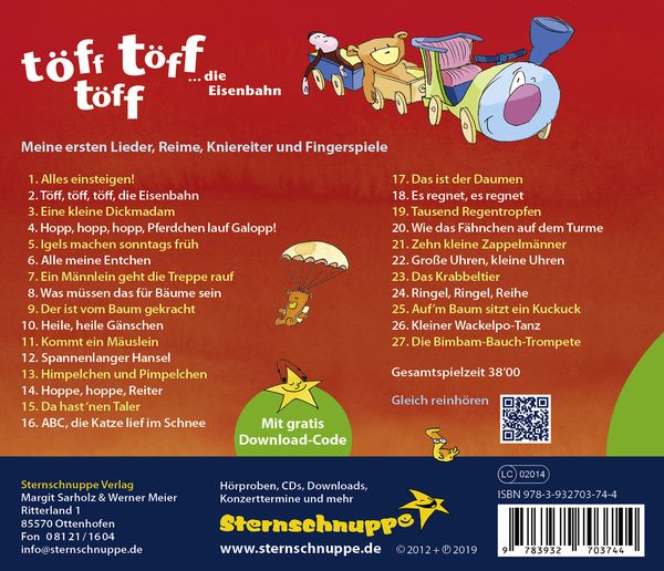 Produktbild: T&ouml;ff t&ouml;ff t&ouml;ff die Eisenbahn