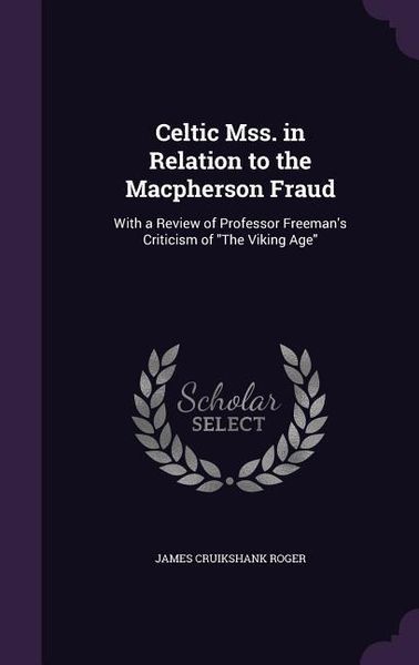 Produktbild: Celtic Mss. in Relation to the Macpherson Fraud
