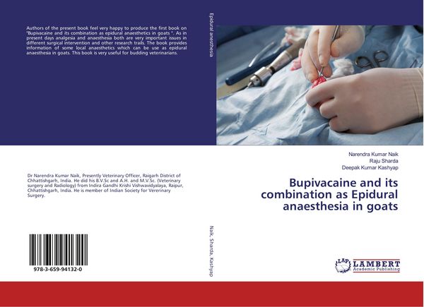 Produktbild: Bupivacaine and its combination as Epidural anaesthesia in goats