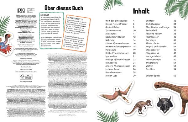 Produktbild: Sticker-Lexikon. Dinosaurier