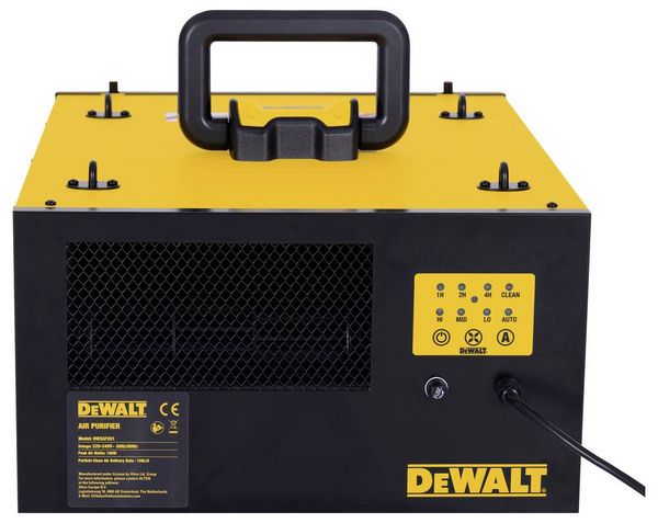 Produktbild: DEWALT DWXAF201 Luftreiniger 28m&sup2; Gelb-Schwarz