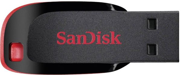 SanDisk Cruzer® Blade™ USB-Stick 16GB Schwarz SDCZ50-016G-B35 USB 2.0