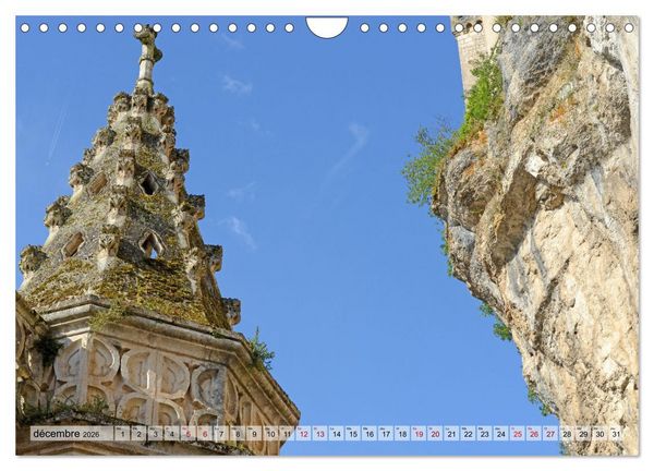 Produktbild: ROCAMADOUR Village (Calendrier mural 2026 DIN A4 vertical), CALVENDO calendrier mensuel