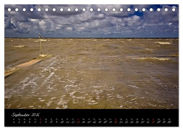 Produktbild: Friedrichskoog Buhnen und Salzwiesen (Tischkalender 2026 DIN A5 quer), CALVENDO Monatskalender
