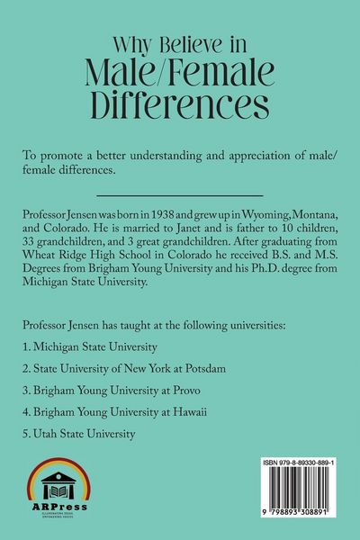 Produktbild: Why Believe in Male/Female Differences