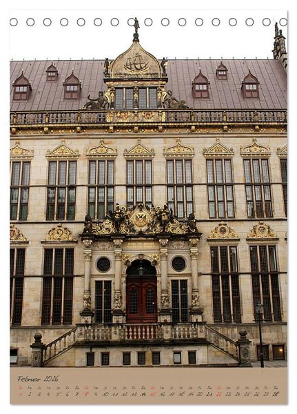 Produktbild: Sch&ouml;ne alte Hansestadt Bremen (Tischkalender 2026 DIN A5 hoch), CALVENDO Monatskalender