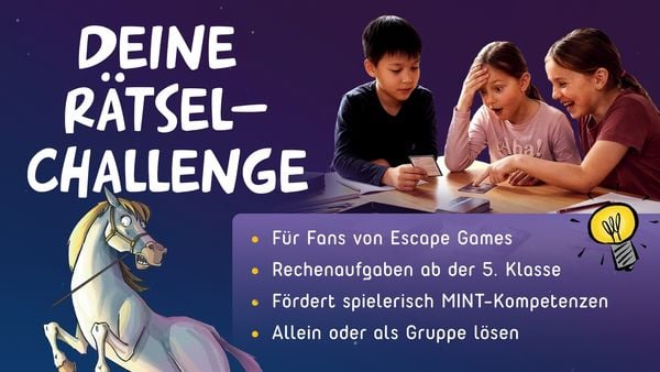 Produktbild: Deine R&auml;tsel-Challenge. Das entf&uuml;hrte Pferd