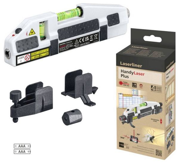 Produktbild: Laserliner HandyLaser Plus 025.04.00E Laser-Wasserwaage