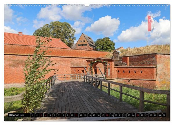 Produktbild: Elberadweg von Lutherstadt Wittenberg bis Hitzacker (Wandkalender 2026 DIN A2 quer), CALVENDO Monatskalender