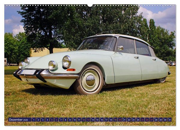 Produktbild: Damals war's - Oldtimer der F&uuml;nfziger bis Achtziger Jahre (hochwertiger Premium Wandkalender 2026 DIN A2 quer), Kunstdruck in Hochglanz