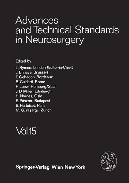 Produktbild: Advances and Technical Standards in Neurosurgery