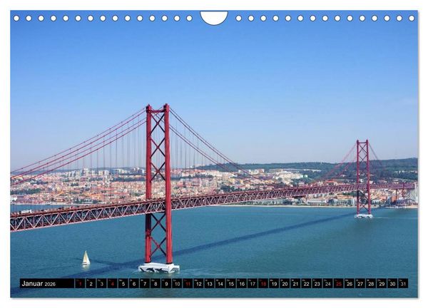 Produktbild: Portugal (Wandkalender 2026 DIN A4 quer), CALVENDO Monatskalender