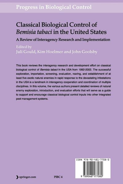 Produktbild: Classical Biological Control of Bemisia tabaci in the United States - A Review of Interagency Research and Implementation