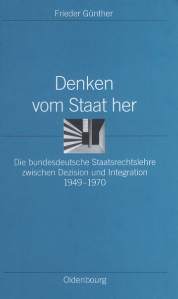 Produktbild: Denken vom Staat her