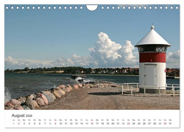 Produktbild: Leuchtt&uuml;rme und Leuchtfeuer an der Ostsee (Wandkalender 2026 DIN A4 quer), CALVENDO Monatskalender