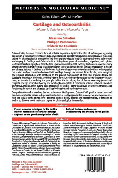 Produktbild: Cartilage and Osteoarthritis
