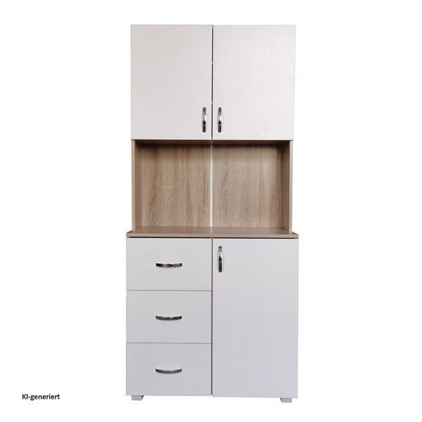 Produktbild: HTI-Living HTI-Living K&uuml;chenschrank Wei&szlig;/Sonoma Blanca HTI-Living K&uuml;chenschrank Wei&szlig;/Sonoma Blanca