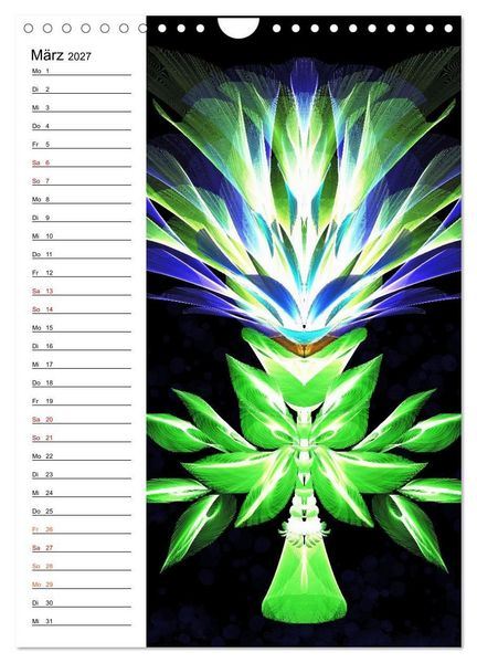 Produktbild: Textile Gewebekunst (Wandkalender 2027 DIN A4 hoch), CALVENDO Monatskalender