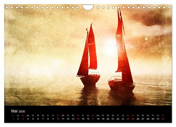 Produktbild: Mystic Ships (Wandkalender 2026 DIN A4 quer), CALVENDO Monatskalender