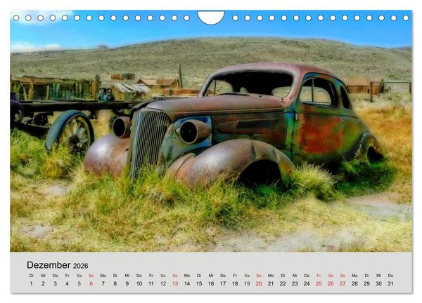 Produktbild: Rostige Autos. Faszination U.S. Wracks (Wandkalender 2026 DIN A4 quer), CALVENDO Monatskalender