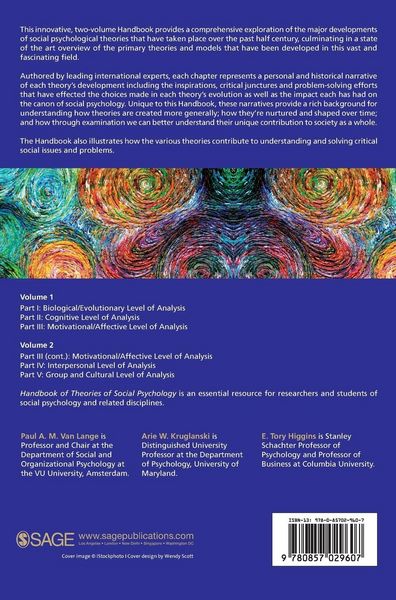 Produktbild: Handbook of Theories of Social Psychology
