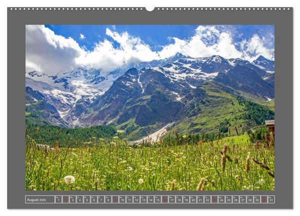 Produktbild: Gr&uuml;ezi in den Schweizer Bergen (Wandkalender 2026 DIN A2 quer), CALVENDO Monatskalender