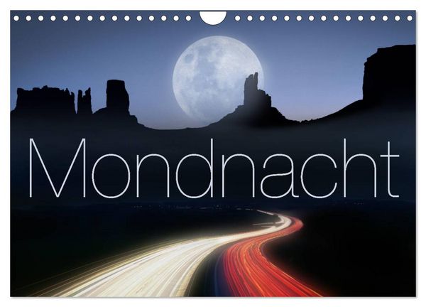 Produktbild: Mondnacht (Wandkalender 2026 DIN A4 quer), CALVENDO Monatskalender