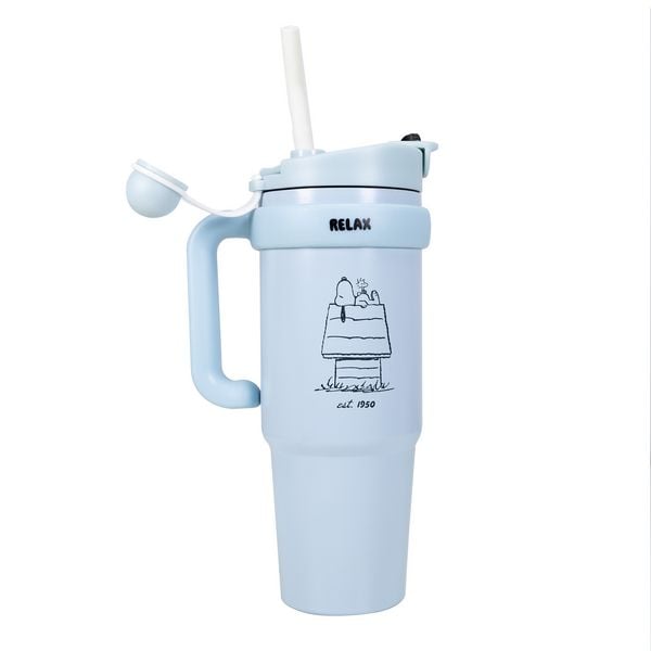 Produktbild: Snoopy - Thermobecher inkl. Strohhalm (887ml)