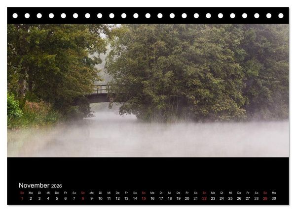 Produktbild: NEBEL (Tischkalender 2026 DIN A5 quer), CALVENDO Monatskalender